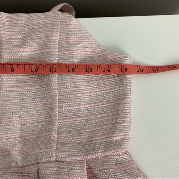 NWT Bardot Junior Blush Pink Gold Semi Formal Dress, Girl’s Size Large - Picture 9 of 10